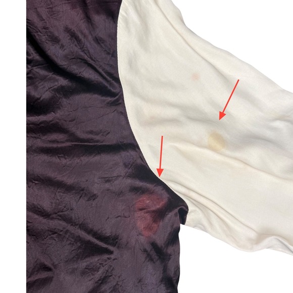 Bobbie Brooks Vintage Blouse Size 20 Abstract Print Puff Sleeve USA Made - Picture 7 of 10